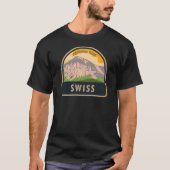 Nationalpark Schweiz Vintag T-Shirt (Vorderseite)