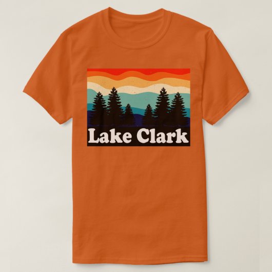 Nationalpark See und Schutz Alaska T-Shirt (Design vorne)