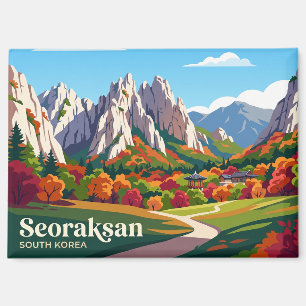Nationalpark Seoraksan Südkorea Magnet