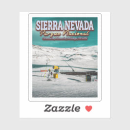 NATIONALPARK SIERRA NEVADA - ANDALUSIEN - SPANIEN AUFKLEBER