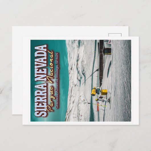 NATIONALPARK SIERRA NEVADA - ANDALUSIEN - SPANIEN POSTKARTE (Vorne/Hinten)