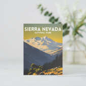 Nationalpark Sierra Nevada Postkarte (Stehend Vorderseite)