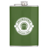 Nationalpark Snowdonia Flachmann (Vorderseite)