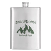 Nationalpark Snowdonia Flachmann (Vorderseite)