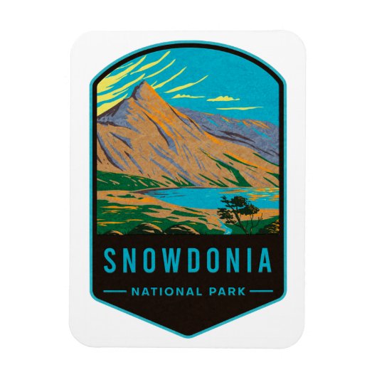 Nationalpark Snowdonia Magnet (Vertikal)