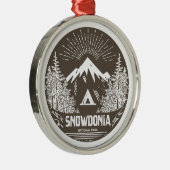 Nationalpark Snowdonia Ornament Aus Metall (Rechts)