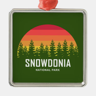 Nationalpark Snowdonia Ornament Aus Metall