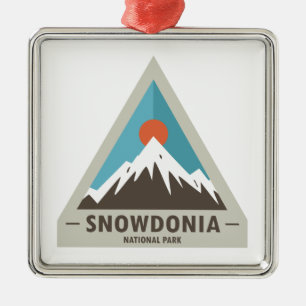 Nationalpark Snowdonia Ornament Aus Metall