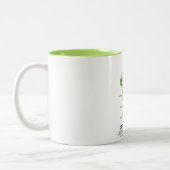 Nationalpark Snowdonia, Wales-Karte Zweifarbige Tasse (Links)