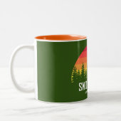 Nationalpark Snowdonia Zweifarbige Tasse (Links)