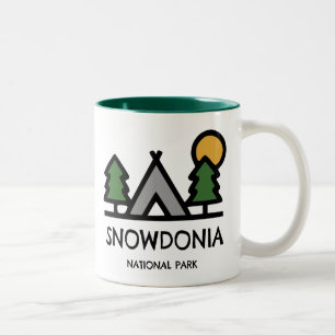 Nationalpark Snowdonia Zweifarbige Tasse