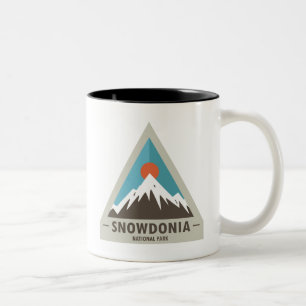 Nationalpark Snowdonia Zweifarbige Tasse