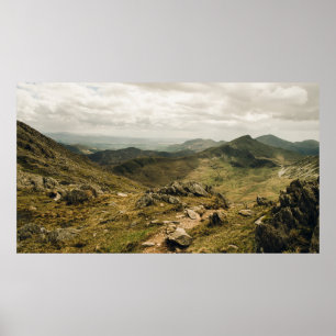 NATIONALPARK SNOWDONIEN, WALES, VK POSTER