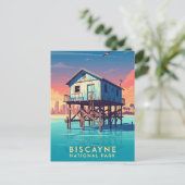 Nationalpark Stiltsville in Biscayne Postkarte (Stehend Vorderseite)