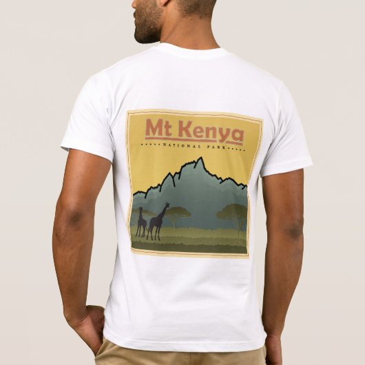 Nationalpark-T - Shirt Kenias (Rückseite)