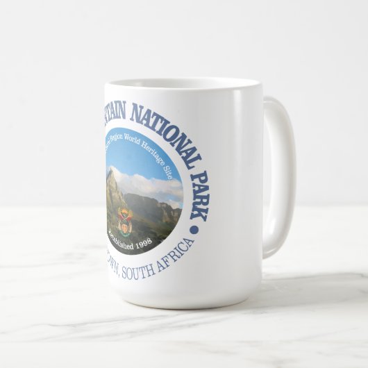 Nationalpark Tafelberg Kaffeetasse (VorderseiteRechts)
