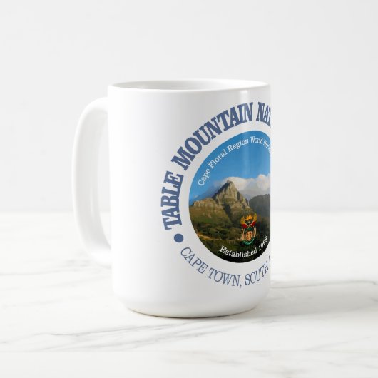 Nationalpark Tafelberg Kaffeetasse (Vorderseite Links)