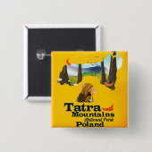 Nationalpark Tatra Mountains, Polen Button (Vorne & Hinten)