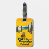 Nationalpark Tatra Mountains, Polen Gepäckanhänger (Rückseite vertikal)