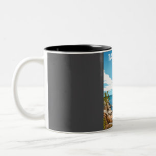 Nationalpark Tayrona Serenity - Coastal Beauty Tr Zweifarbige Tasse