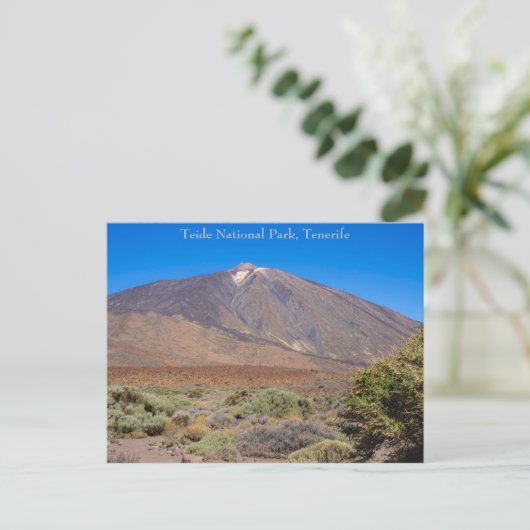 Nationalpark Teide, Teneriffa Postkarte (Stehend Vorderseite)