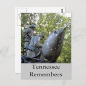 Nationalpark Tennessee Denkmal Shiloh Postkarte (Vorne/Hinten)