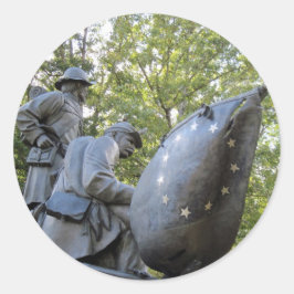 Nationalpark Tennessee Denkmal Shiloh Runder Aufkleber