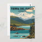 Nationalpark Tierra del Fuego Postkarte (Vorne/Hinten)
