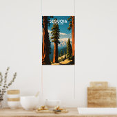 Nationalpark Travel Sequoia Poster (Küche)