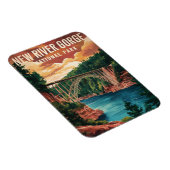 Nationalpark und Erhaltung der New River Gorge Magnet (Rechte Seite)