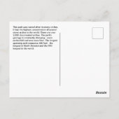 Nationalpark Utah Arches Postkarte (Rückseite)