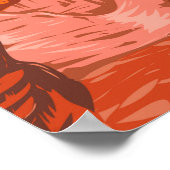 Nationalpark Utah Sand Dune Vintag Poster (Ecke)