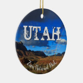 Nationalpark Utahs Zion Keramik Ornament (Rechts)