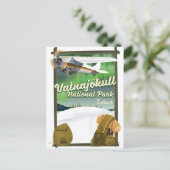 Nationalpark Vatnajökull Island Postkarte (Stehend Vorderseite)