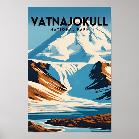 Nationalpark Vatnajokull Poster (Vorne)