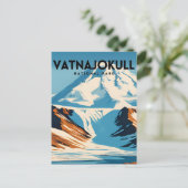 Nationalpark Vatnajokull Postkarte (Stehend Vorderseite)