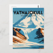 Nationalpark Vatnajokull Postkarte (Vorne/Hinten)