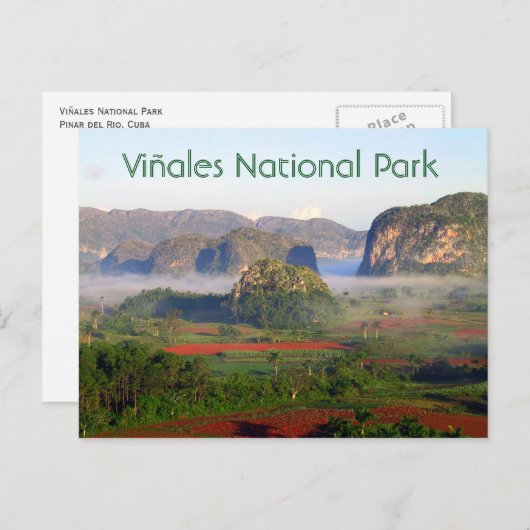 Nationalpark Viñales, Pinar del Rio, Kuba Postkarte (Vorne/Hinten)