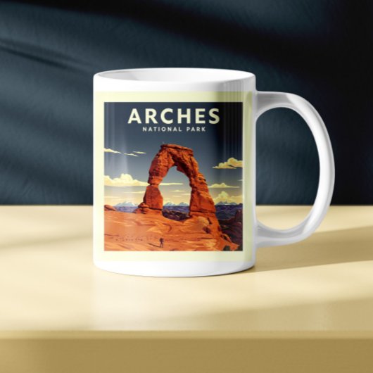 Nationalpark Vintag Arches Kaffeetasse