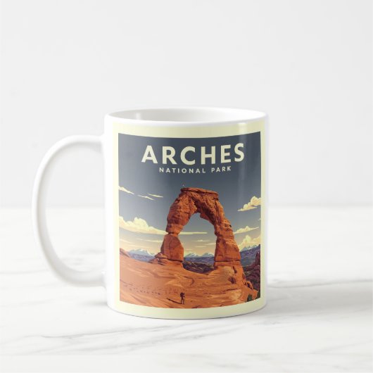 Nationalpark Vintag Arches Kaffeetasse (Links)