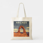 Nationalpark Vintag Arches Tragetasche (Rückseite)