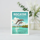 Nationalpark Vintag Biscayne Postkarte (Stehend Vorderseite)