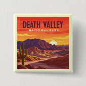 Nationalpark Vintag Death Valley Button (Vorderseite)