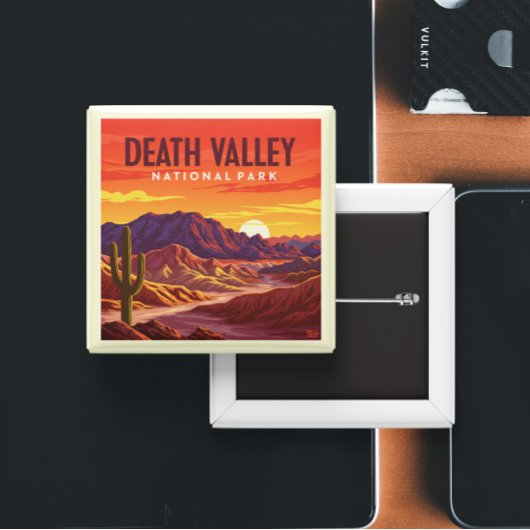 Nationalpark Vintag Death Valley Button