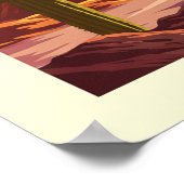 Nationalpark Vintag Death Valley Poster (Ecke)