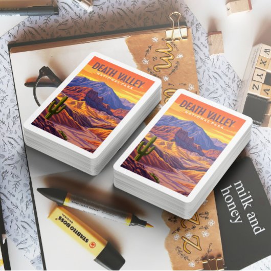 Nationalpark Vintag Death Valley Spielkarten