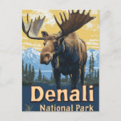 Nationalpark Vintage Travel Postkarte (Vorderseite)