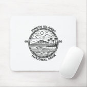 Nationalpark Virgin Islands Mousepad (Mit Mouse)