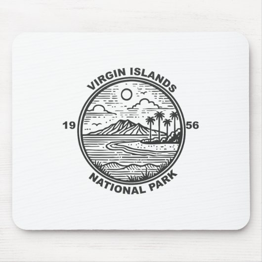 Nationalpark Virgin Islands Mousepad (Vorne)