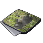Nationalpark Vulkane, Gorilla Laptopschutzhülle (Vorne Knopf)
